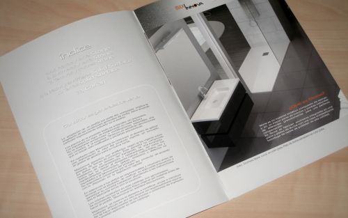 Catálogo de platos de ducha y encimeras - Aspecto del Catálogo