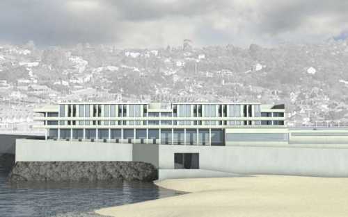 Infografía 3D de Proyecto Fin de Carrera: Balneario en Gijón - Balneario1