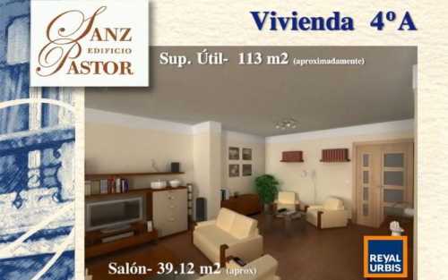 Animación 3D de Interior de pisos tipo de Edificio Sanz Pastor en Burgos - Muestra
